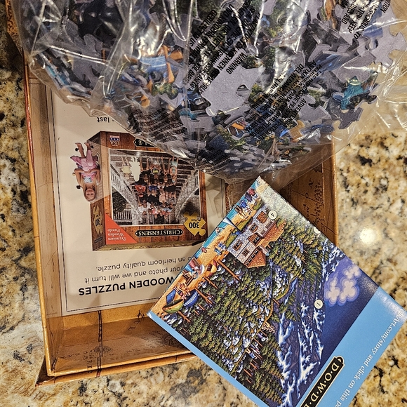 Dowdle Lake Tahoe Puzzle 500 Piece 16X20 in "Find the Story Inside" COMPLETE - Picture 8 of 15